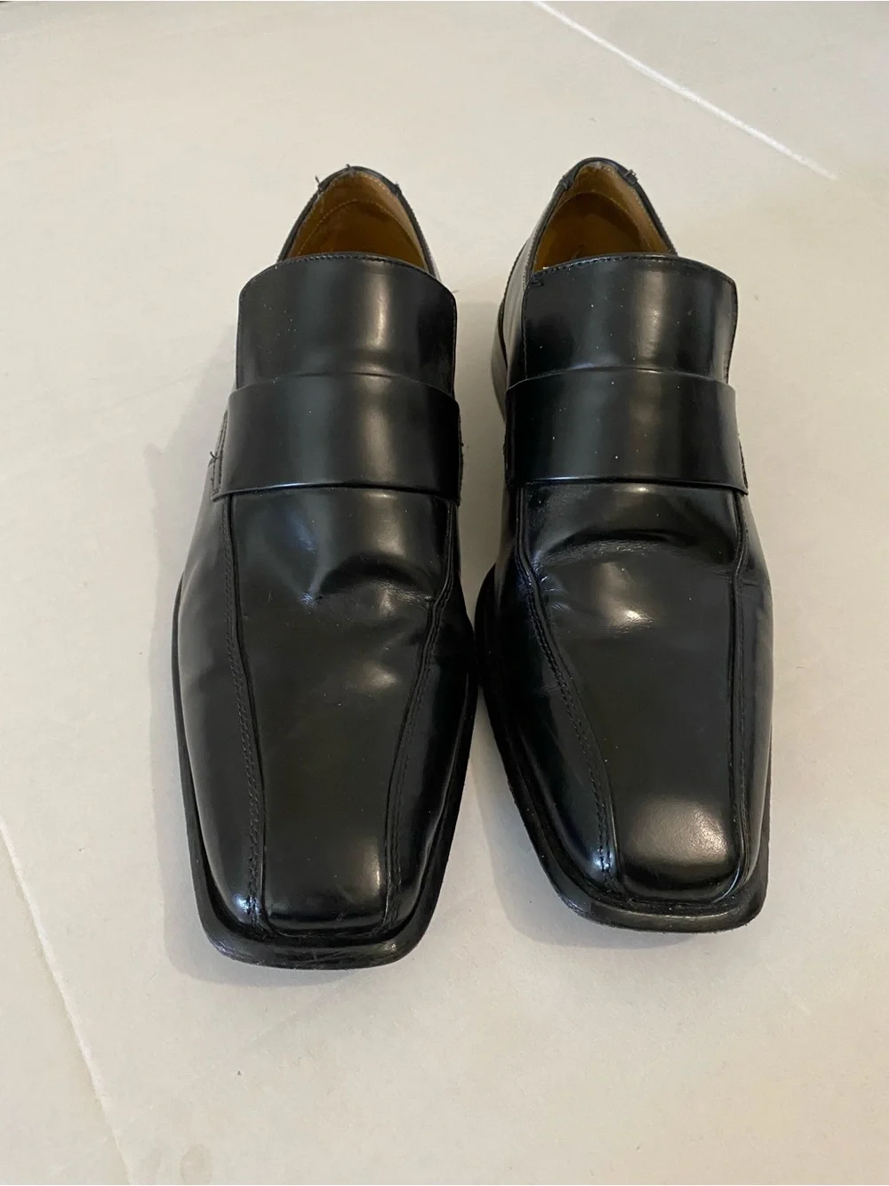 Kenneth Cole Classic Black Men's Slip-On Dress Loafers Size 10.5